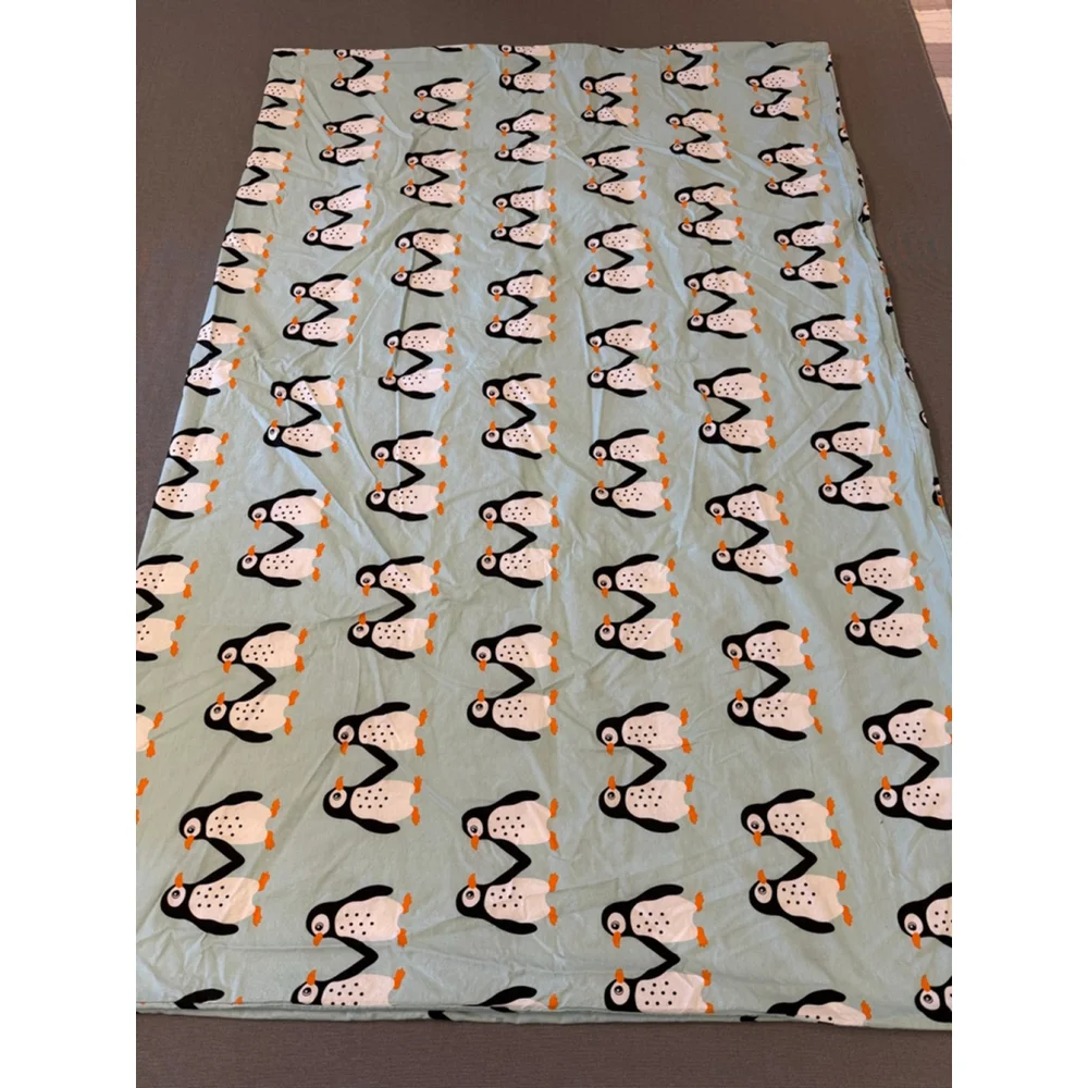 IKEA BLÅVINGAD penguin pattern duvet cover twin size